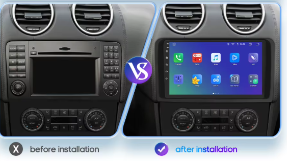 Mercedes-Benz Clase GL/ML/GLE | 2012-2020 | Pantalla Android
