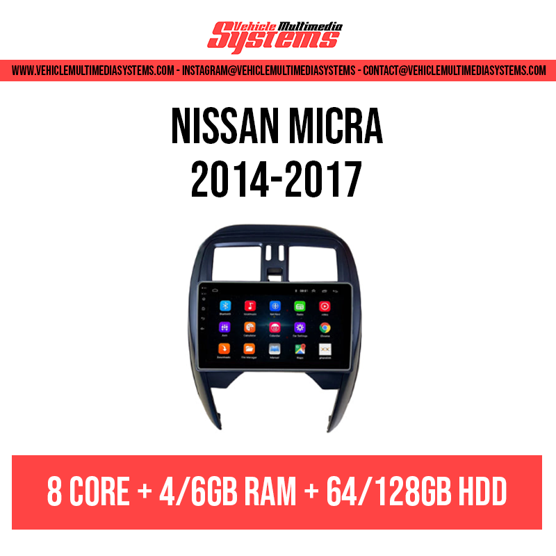 Nissan Micra | 2014-2017 | Android Screen
