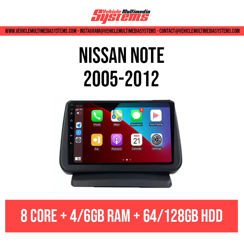 Nissan Note | 2005-2012 | Android Screen