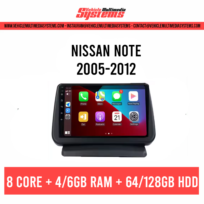 Nissan Note | 2005-2012 | Android Screen