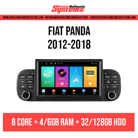 Fiat Panda | 2012-2018 | Android Screen