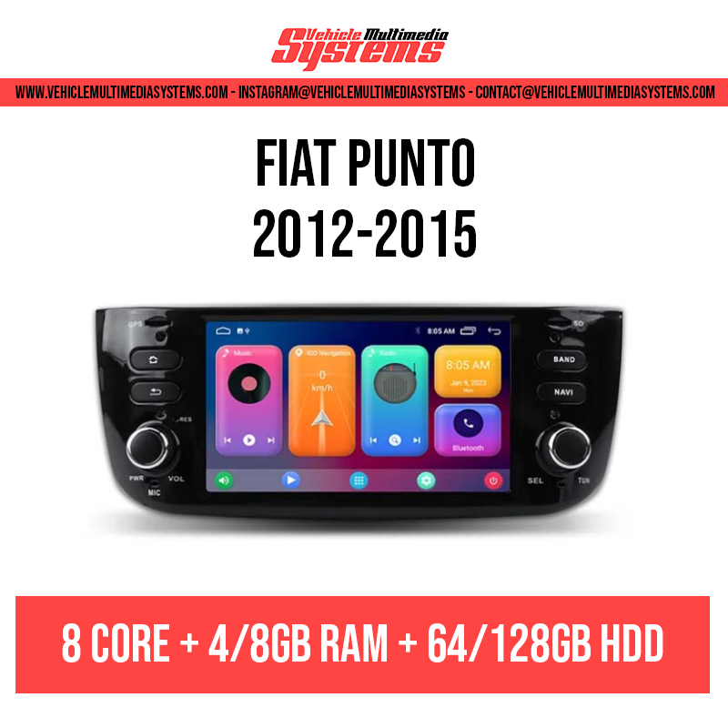 Fiat Punto | 2012-2015 | Android Screen