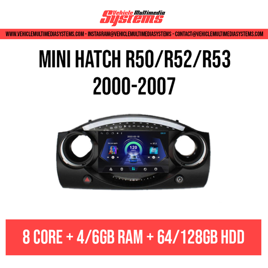 MINI Hatch Cooper R50 R52 R53 | 2000-2007 | Android Screen