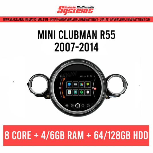 MINI Clubman R55 | 2007-2014 | Android Screen