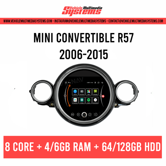 MINI Convertible R57 | 2006-2015 | Android Screen
