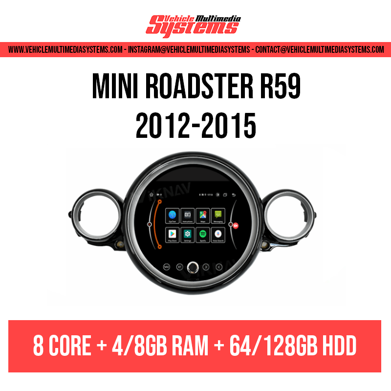 MINI Roadster R59 | 2012-2015 | Android Screen