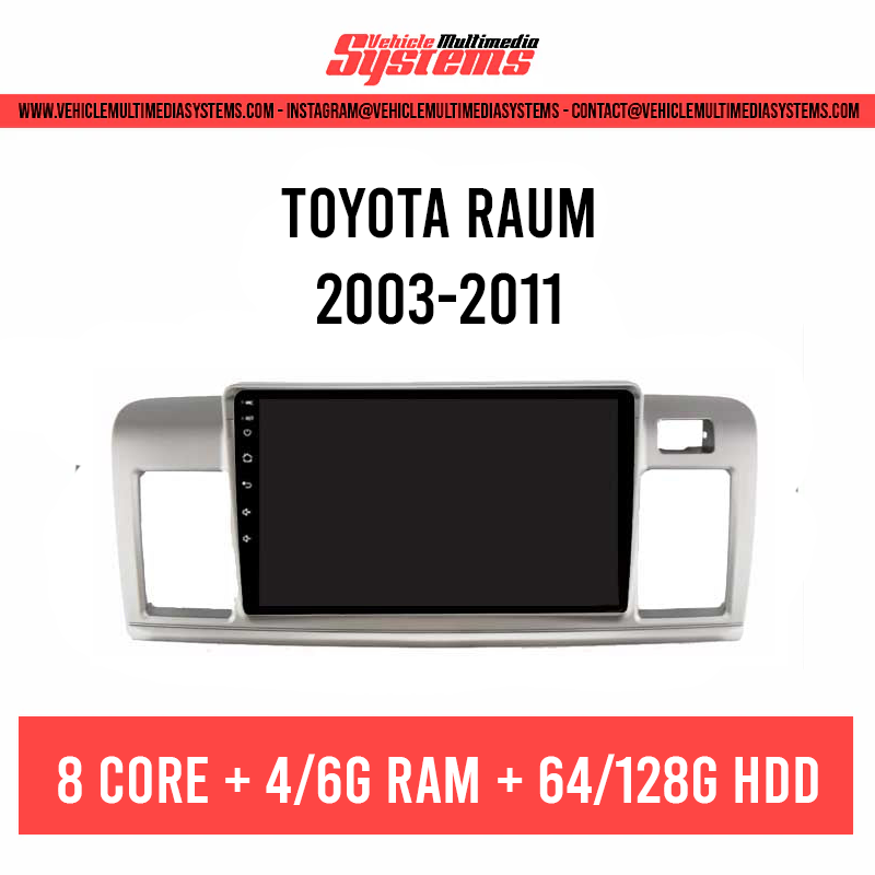 Toyota Raum | 2003-2011 | Pantalla Android | RHD