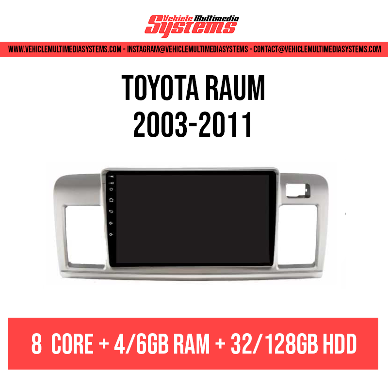 Toyota Raum | 2003-2011 | Android Screen | RHD