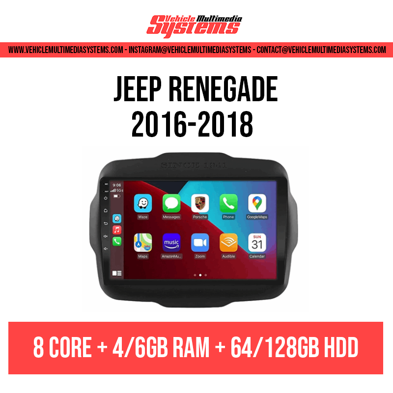 Jeep Renegade | 2016-2018 | Android Screen