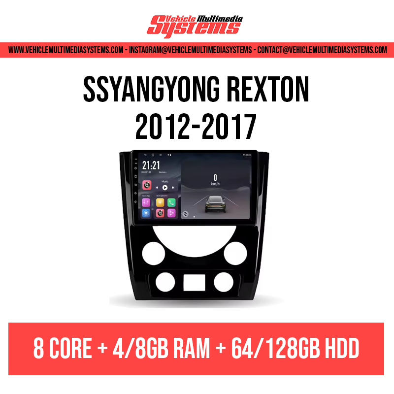 Ssyangyong Rexton | 2012-2017 | Android Screen