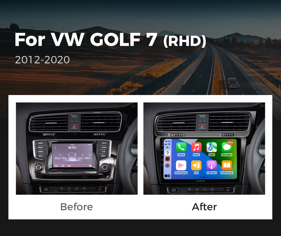 Volkswagen Golf | 2013-2021 | Android Screen