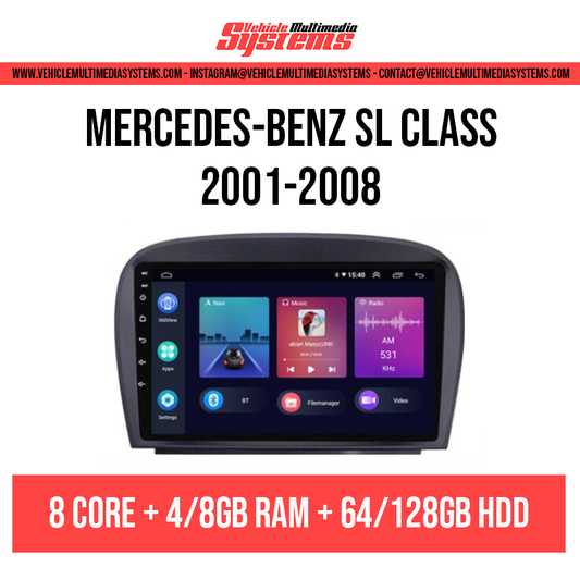 Mercedes-Benz SL-Class | 2001-2008 | Android Screen