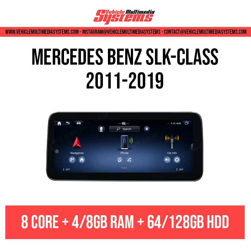 Mercedes-Benz SLK-Class | 2011-2019 | Android Screen