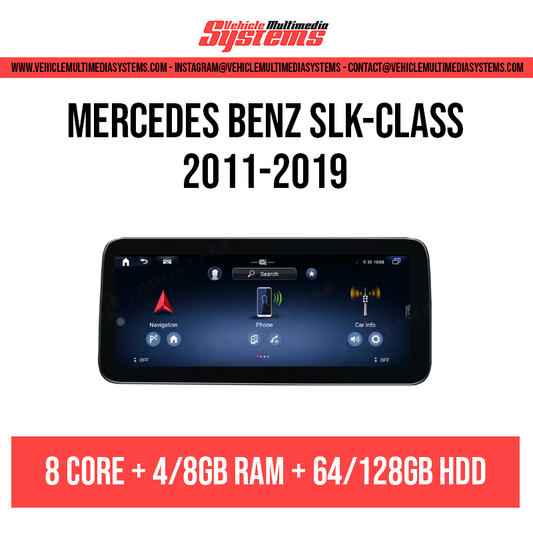 Mercedes-Benz SLK-Class | 2011-2019 | Android Screen