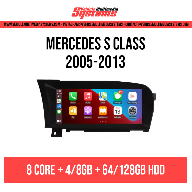 Mercedes-Benz S Class | 2005-2013 | Android Screen– Vehicle Multimedia ...