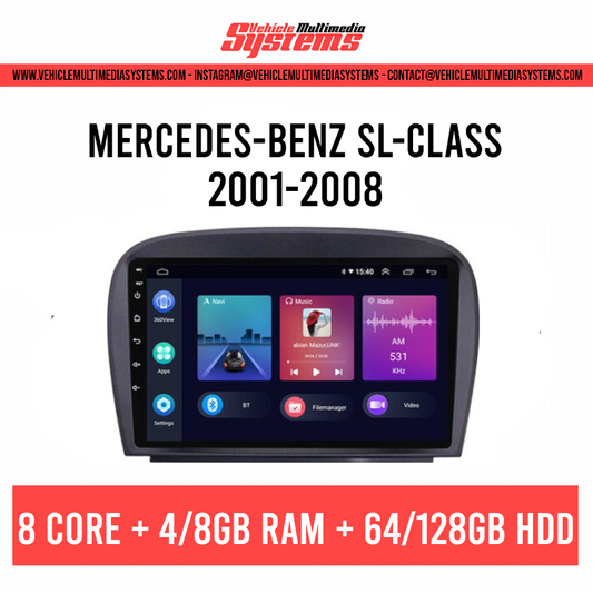 Mercedes-Benz SL-Class | 2001-2008 | Android Screen