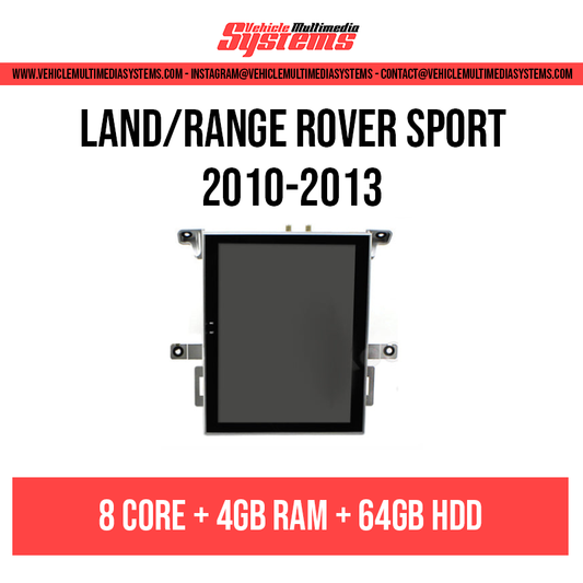 Range Rover Sport | 2010-2013 | Pantalla Android + Panel AC | Estilo Tesla 