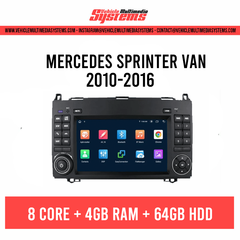Mercedes Sprinter Van | 2010-2016 | Android Screen