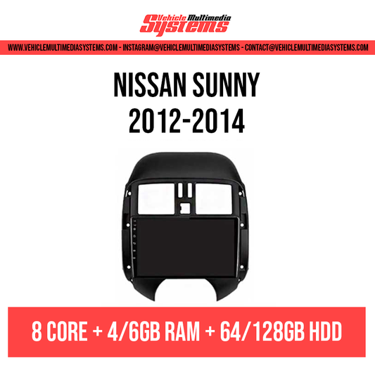 Nissan Sunny | 2012-2014 | Android Screen
