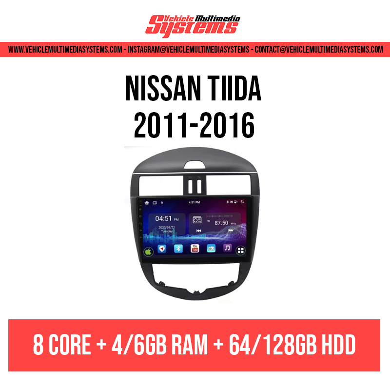 Nissan Tiida | 2011-2016 | Android Screen