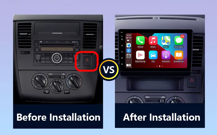 Nissan Tiida | 2005-2010 | Android Screen
