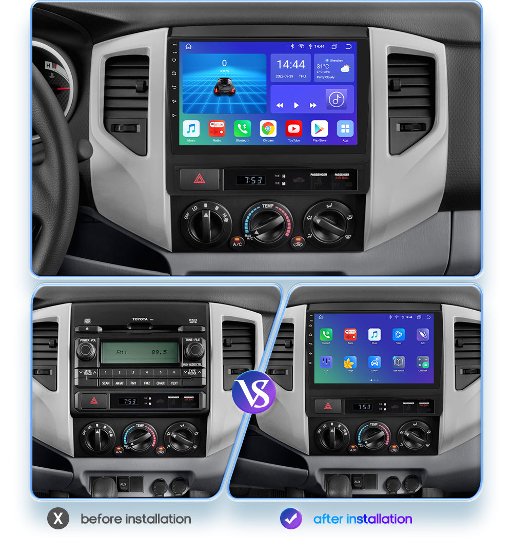 Toyota Tacoma | 2005-2014 | Android Screen– Vehicle Multimedia Systems