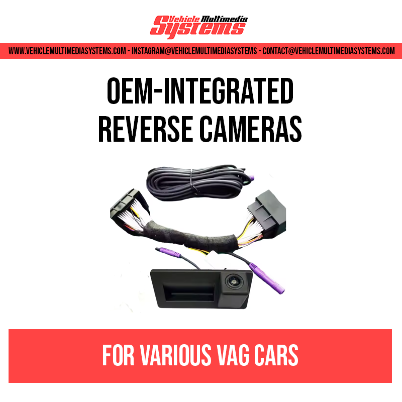 OEM-Integrated Reverse Camera | For Volkswagen-Audi Group Cars