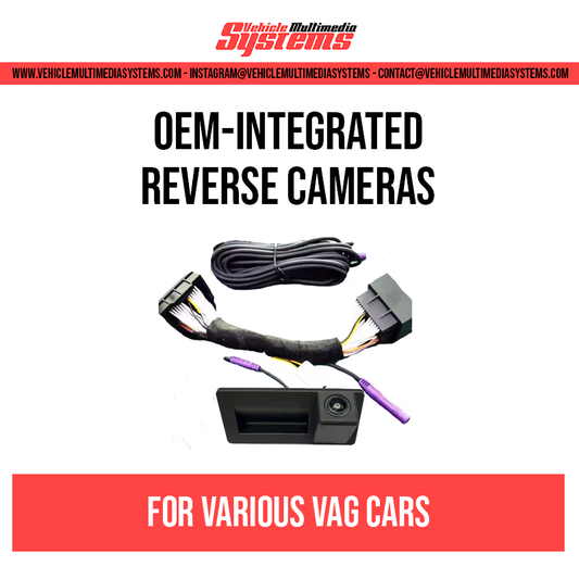 OEM-Integrated Reverse Camera | For Volkswagen-Audi Group Cars