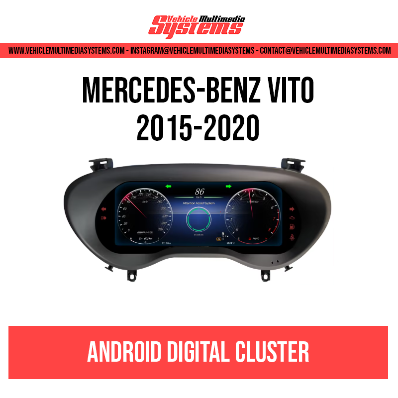 Mercedes-Benz Vito | 2015-2020 | Digital Cluster– Vehicle Multimedia ...