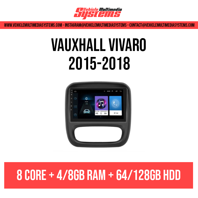 Vauxhall Vivaro | 2015-2018 | Android Screen