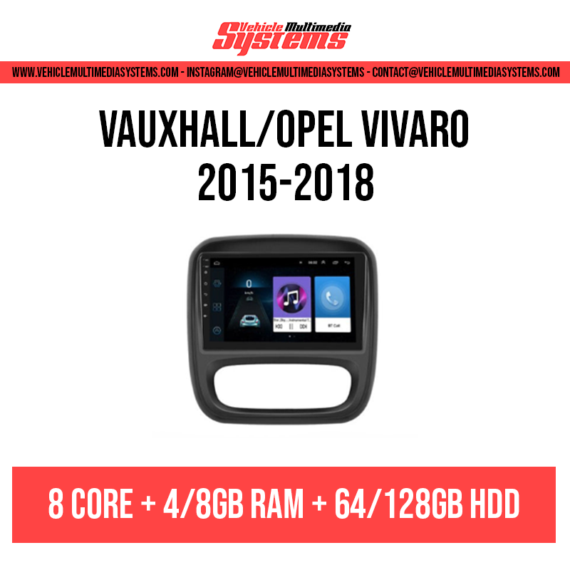 Vauxhall/Opel Vivaro | 2015-2018 | Android Screen
