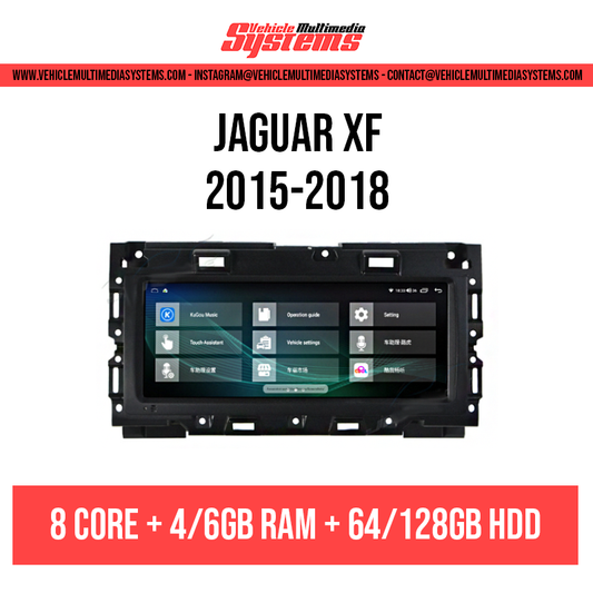 Jaguar XF | 2015-2018 | Android Screen + AC Panel