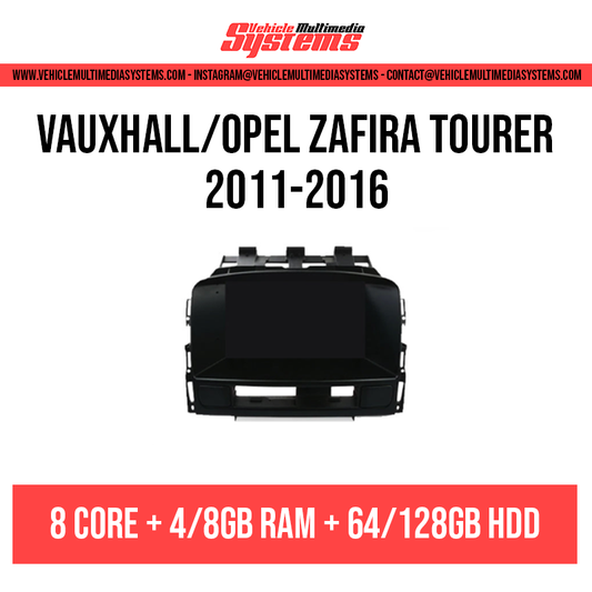 Vauxhall/Opel Zafira Tourer | 2011-2016 | Android Screen