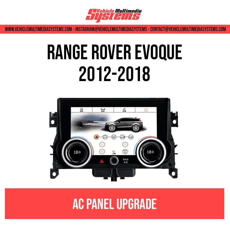 Range Rover Evoque | 2012-2018 | AC Panel– Vehicle Multimedia Systems