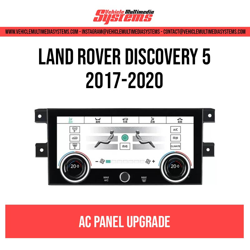 Land Rover Discovery 5 | 2017-2020 | AC Panel– Vehicle Multimedia Systems
