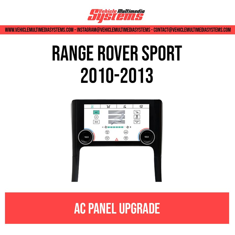 Range Rover Panel Range Rover Sport | 2010-2013 | AC Panel– Vehicle Multimedia Systems