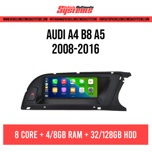 Audi A4 A5 B8 | 2008-2016 | Pantalla Android | Estilo empotrado
