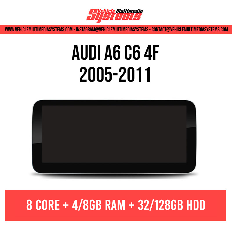 Audi A6 C6 4F | 2005-2011 | Android Screen– Vehicle Multimedia Systems