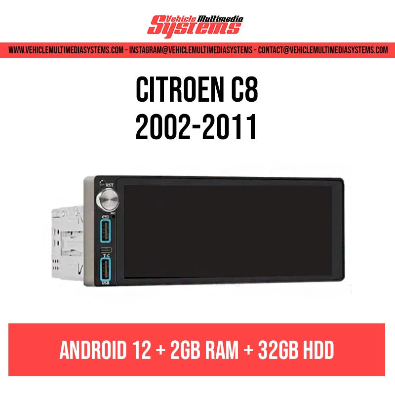 Citroen C8 | 2002-2011 | Android Screen