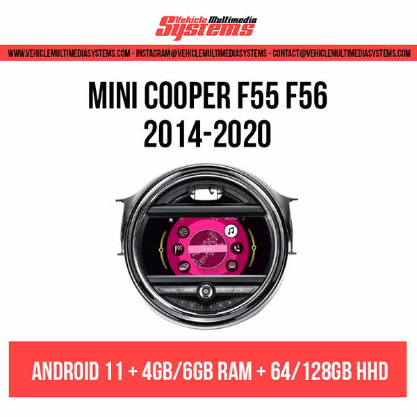 MINI Cooper F55 F56 | 2014-2020 | Android Screen – Vehicle Multimedia ...
