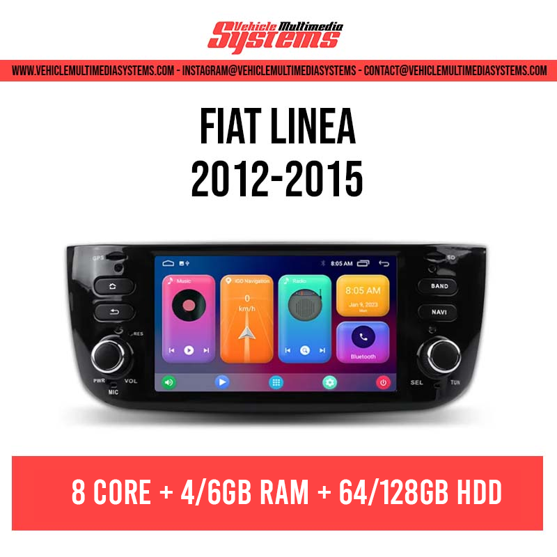 Fiat Línea | 2012-2015 | Pantalla de Android