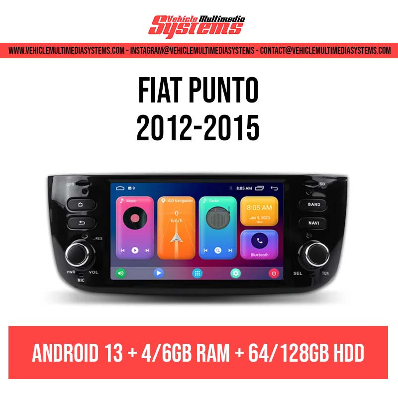Fiat Punto | 2012-2015 | Android Screen