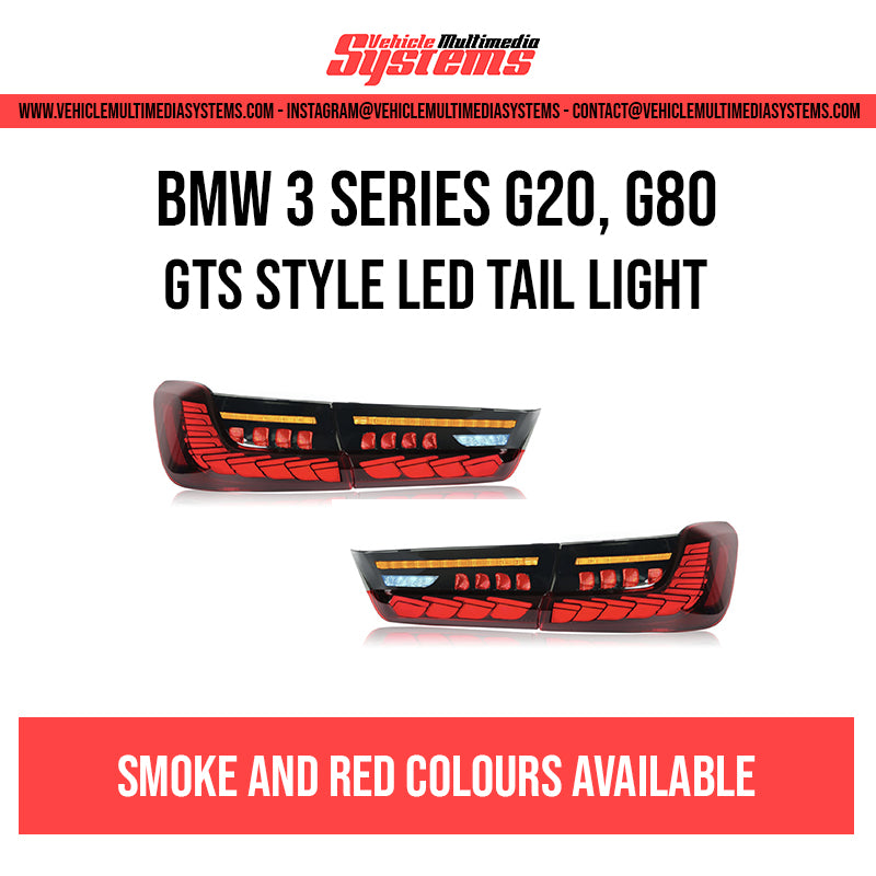 BMW 3 Series G20, G80 | GTS STYLE LED TAILLIGHTS Vehicle Multimedia Systems