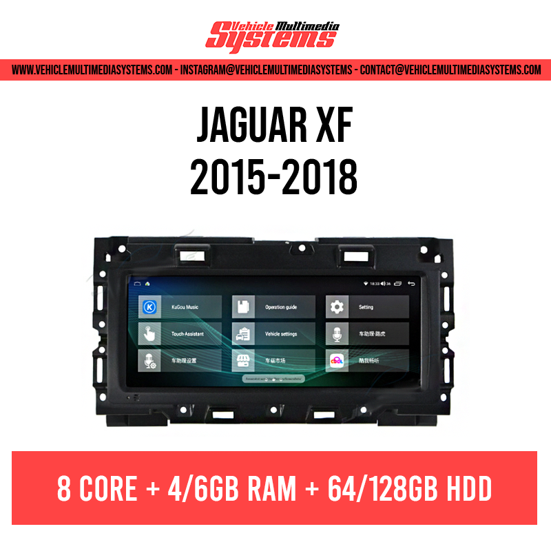 Jaguar XF | 2015-2018 | Android Screen + AC Panel