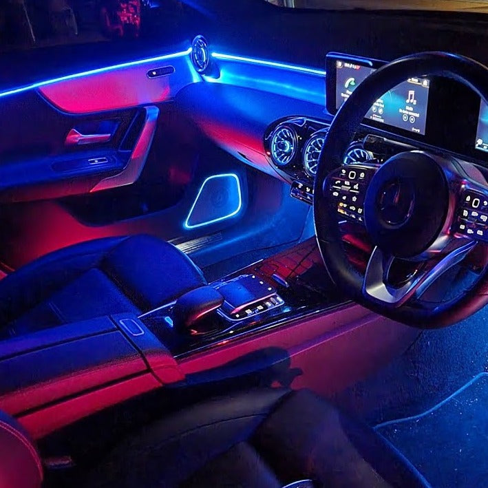 Mercedes-Benz Clase A/B/CLA | W177 W118 W247 | Kit de iluminación ambiental 