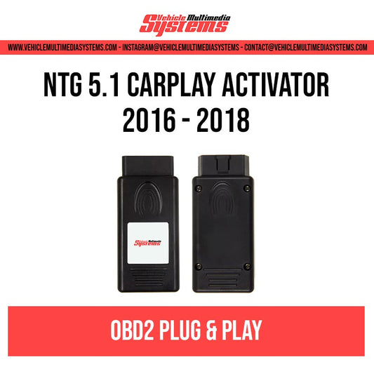 Mercedes-Benz CarPlay and Android Auto OBD2 activation tool for NTG5.1 and NTG5ES2 systems, plug and play installation