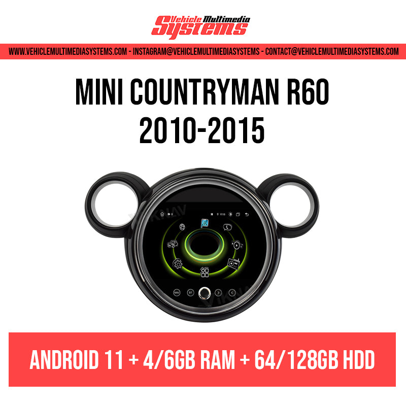 Mini R60 Mobility System MINI Countryman R60 | 2010-2015 | Android Screen– Vehicle Multimedia ...