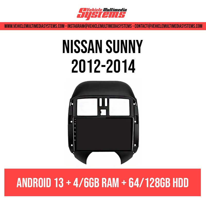Nissan Sunny | 2012-2014 | Android Screen