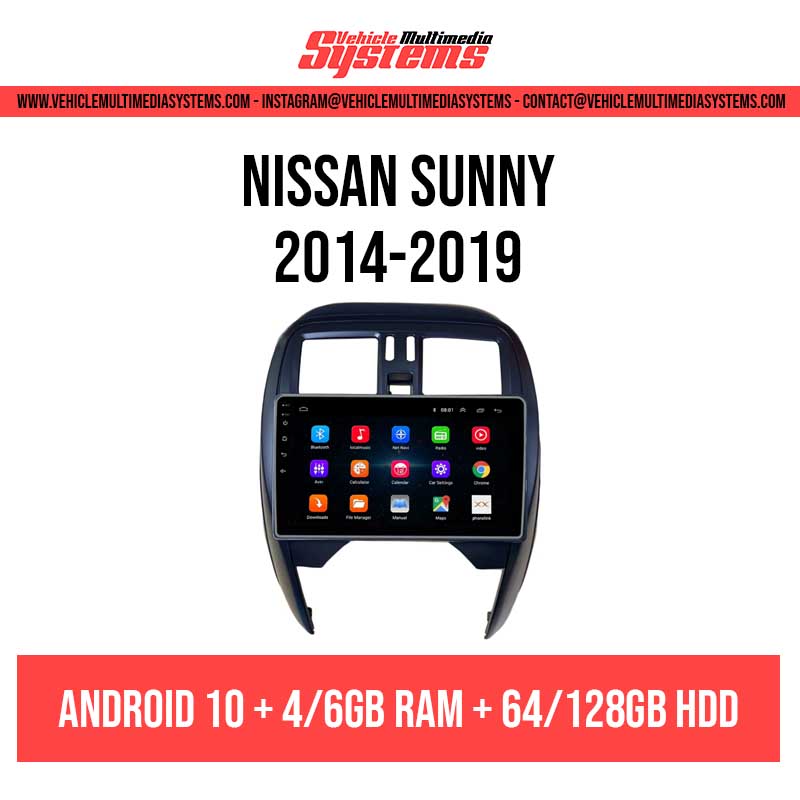 Nissan Sunny | 2014-2019 | Android Screen