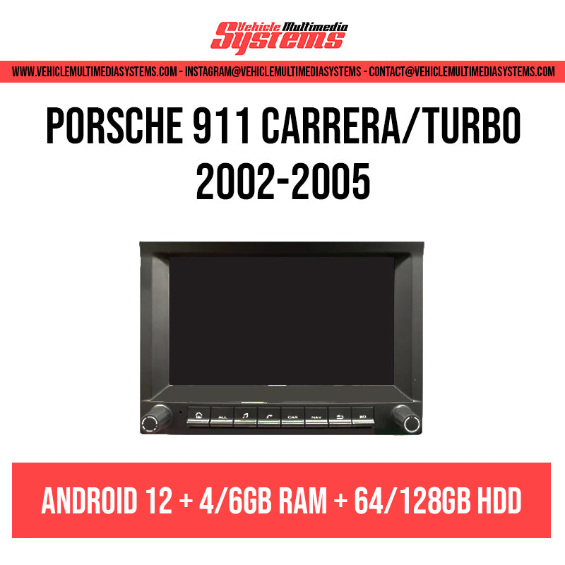 Porsche 911 Carrera/Turbo | 2002-2005 | Android Screen